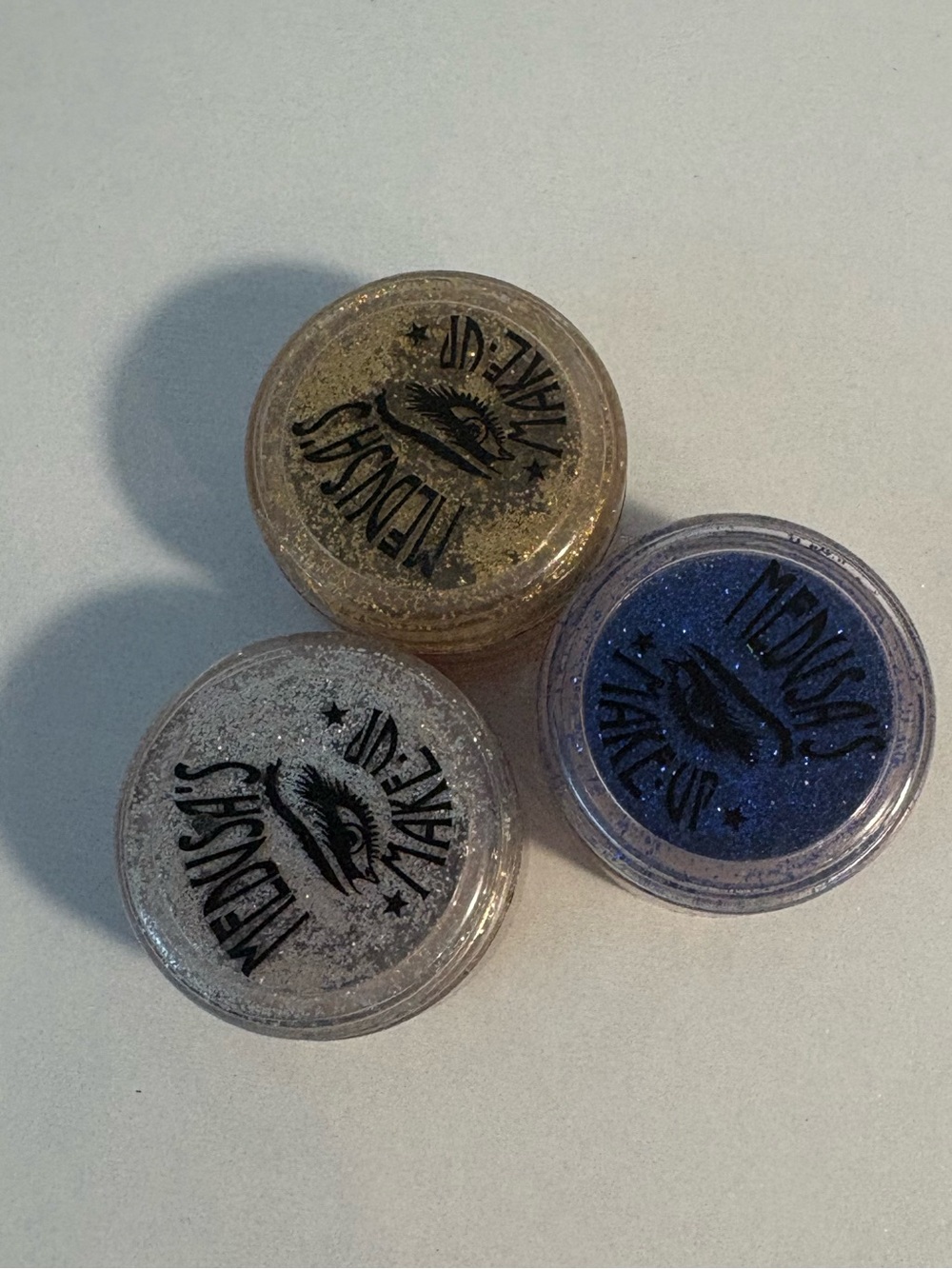 3-Medusa Makeup Glitter in Moon Walk, Gold Digger, & Sputnik